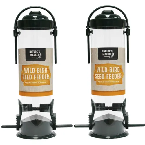 X Wildvogel Futtersäule 20.3cm Wandbehang Öse Garten Leichter Clean & Füllung 2