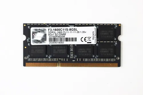 G.Skill F3-1600C11S-8GSL DDR3SO-Dimm 8GB (1x8) PC3L-12800U DDR3-1600 CL11 #6152