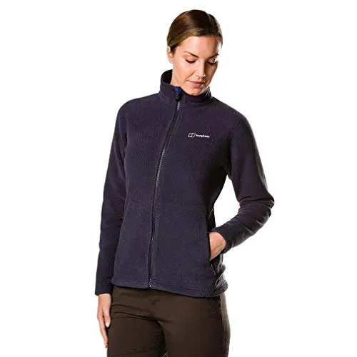 Berghaus Prism Polartec InterActive Fleece Jacket AF - Dkblu - Funktionsjacke für Damen, aus über 50% recyceltem Polartec Fleece, leicht und warm. InterActive-Reißverschluss für schnelle Kombination mit wasserdichten Schichten - ideal für wechselhaftes Wetter.