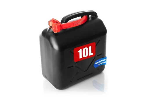 BigDean Benzinkanister Benzinkanister 10L mit flexiblem Ausgießer - Kraftstoffkanister (Set, 1 St., Kraftstoffkanister), 10L Benzinkanister, UN-Zulassung, Benzin, Diesel, AdBlue, Öl