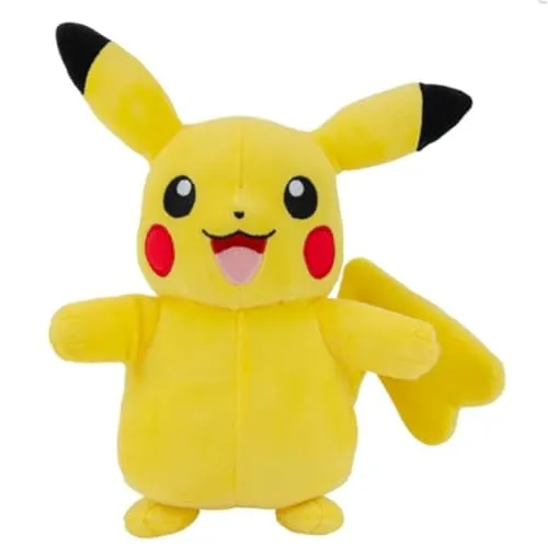 weibl. Pikachu Plüsch 20cm Kuscheltier - Kuscheltiere - Offizielles 20 cm großes weibliches Pikachu Plüschtier, ideal zum Kuscheln und Spielen für Pokémon-Fans jeden Alters.
