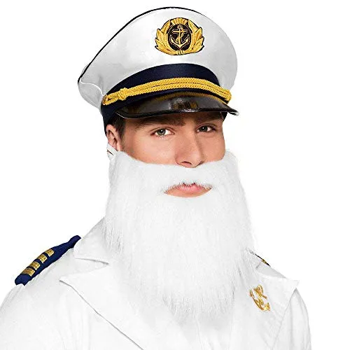 Boland - Künstlicher Bart, Accessoire, Make-Up, Schnurrbart, Zubehör für Karneval, Kostüme, Mottoparty, JGA, Halloween