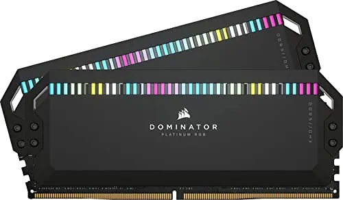 Corsair DOMINATOR PLATINUM RGB DDR5 RAM 64GB (2x32GB) 5600MHz CL40