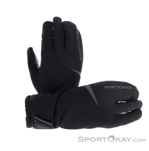 Endura Freezing Point Lobster Handschuhe E1315, Winter vier Finger, schwarz, Größe L