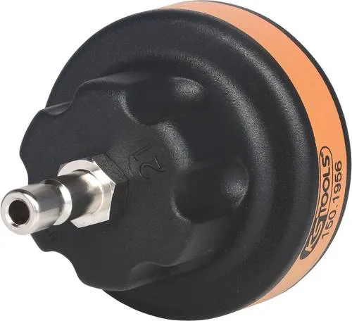 KS Tools Kühlsystem-Adapter M52,5 x 3,0 – orange - Kühlsystem-Adapter zur einfachen Überprüfung des Kühlsystems mit robuster Schnellkupplung und schlagfestem Kunststoff, passend für viele Fahrzeugmarken.