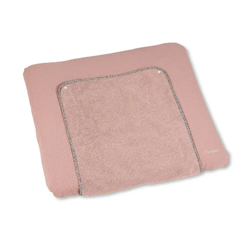 Sterntaler® Wickelauflagenbezug Baylee, puder rose - Wickelauflagen-Bezüge, 100% Baumwolle, weich und hautfreundlich, ideal für die sanfte Pflege Ihres Babys ab Geburt.