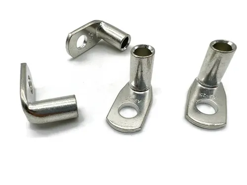 eXODA Ringkabelschuh Kabelschuh gewinkelt 4x 25 mm² M8 Pressöse für Batteriekabel, 4x Kabelschuh enthalten, Pressöse