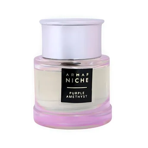 Armaf Niche Purple Amethyst Eau de Parfum für Damen 90 ml - Eau de Parfum mit blumig-holziger Komposition, ideal für jeden Anlass – erfrischend, elegant und langanhaltend. Ein Duft, der Ihre Persönlichkeit unterstreicht.
