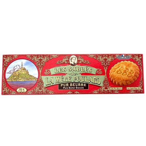  Sablès, Zarte Butter Biscuit Kekse, 125 g, La Mère Poulard 31,60 EUR/kg