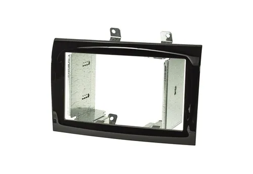 tomzz Audio Doppel DIN Radioblende für Fiat Ducato III - Radioblende für 2-DIN Radios, ideal für den Austausch des Werksradios im Fiat Ducato III, inklusive Befestigungsmaterial und in glänzendem Schwarz.