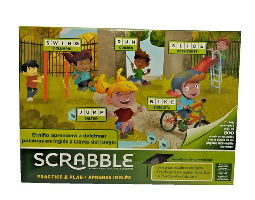 Mattel Games Scrabble Englisches Lernen - Gesellschaftsspiel - Neu OVP *