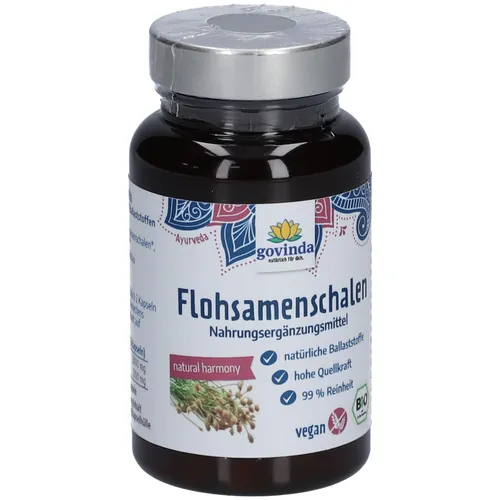 Produktbild govinda Flohsamenschalen-Kapseln