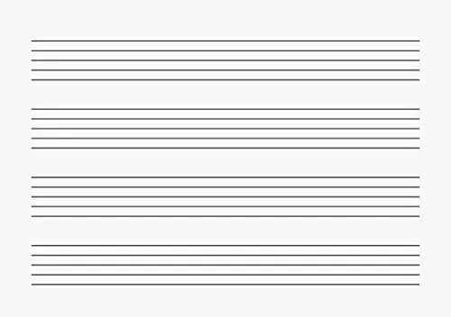 BRUNNEN Notenblock - 202 g - Praktischer Notenblock für Musiker, ideal zum Festhalten von Ideen und Kompositionen, leicht und handlich für den täglichen Gebrauch.