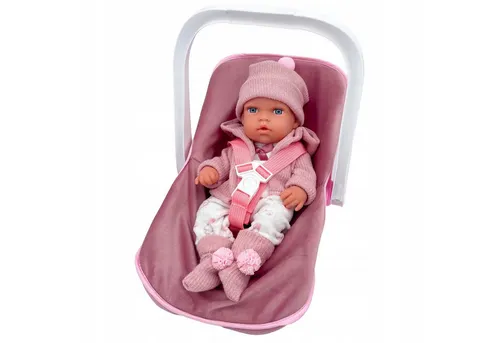 kinderplay Babypuppe Babypuppe mit Babytrage – realistisches Spielset – für Kinder ab 3 – r (Set)