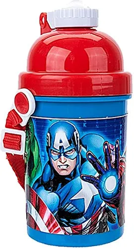 Pop-Up-Flasche mit Umhängeband, Marvel Avengers