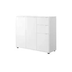 Sideboard Este, weiß, modern und geräumig von Composad