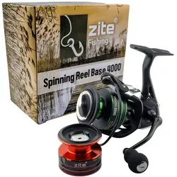 Zite Spinnrolle Reel Base 2000-4000 mit Frontbremse und 6 Kugellagern