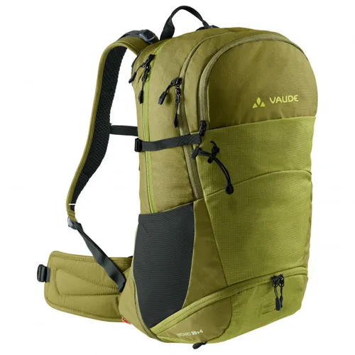 VAUDE Wizard 30+4 - Flexibler Wanderrucksack - Rucksack mit Aeroflex Control-Tragesystem für optimale Belüftung und anpassbare Rückenlänge. Integrierte Volumenerweiterung und Organizer für Ordnung. Ideal für Abenteuer und Tageswanderungen.