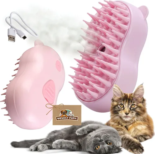 Elektrische Dampfhaarbürste für Katzen und Hunde