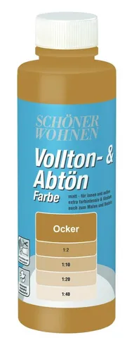 Schöner Wohnen Voll- & Abtönfarbe Innenfarbe Mischfarbe 500 ml ocker