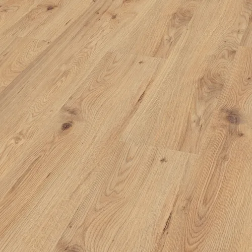KRONOTEX Superior Laminat Eiche 7 mm - Landhausdiele mit 5-G-Clic-System - Hochwertige Landhausdiele in Millenium Oak, 1376 x 193 mm, ideal für die einfache Installation. Geeignet für Warmwasser-Fußbodenheizung und mit Gütesiegel 'Der Blaue Engel' für geprüfte Qualität.