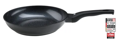 ELO Siloncast Aluguss ELODUR® Professional Bratpfanne 28 cm - Pfanne mit hochwertiger ELODUR® Professional Antihaftversiegelung, hitzeisolierendem Soft-Touch Griff und geeignet für alle Herdarten – für perfektes Braten ohne Anhaften!