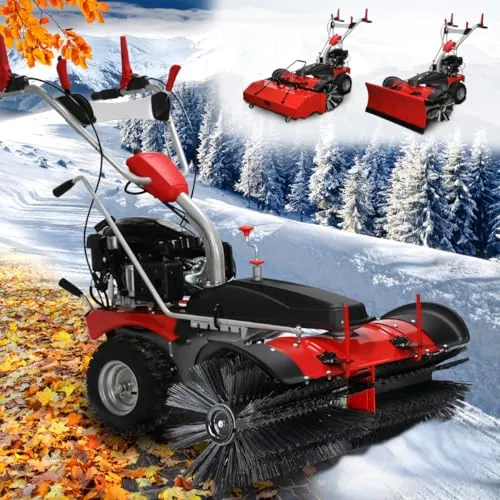 BRAST 3in1 XXL Benzin Kehrmaschine ESTART