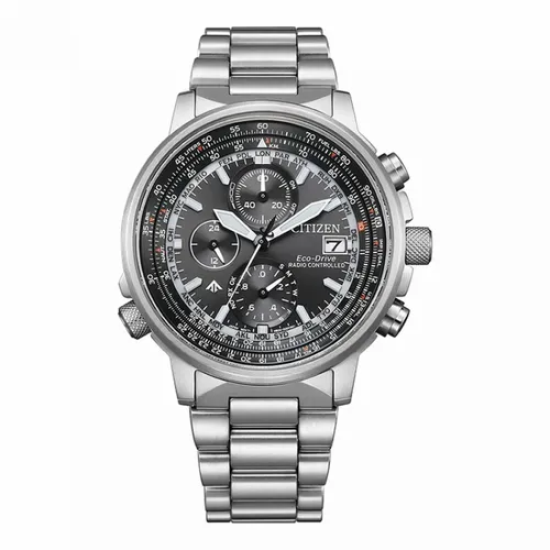 Citizen AT8300-58E Promaster Navihawk A-T – Herrenuhr Edelstahl Solar Chronograph - Armbanduhren für Herren, mit innovativer Eco-Drive Solar-Technik für nachhaltige Energie und präzise Zeitmessung, sportliches Design mit 20 ATM Wasserdichtigkeit.