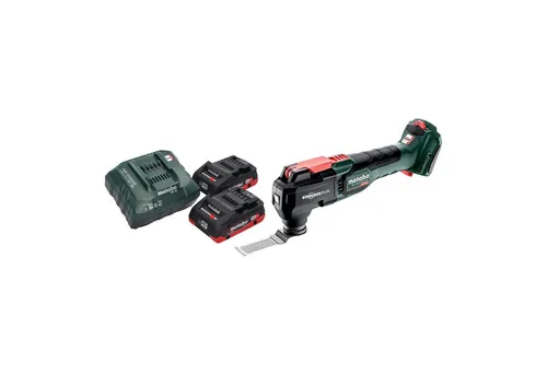 Metabo MT 18 LTX BL QSL Multitool 18V mit 2 LiHD Akkus - Vielseitiges Multitool mit 18V, bürstenlosem Motor und zwei leistungsstarken 4,0Ah LiHD Akkus. Ideal für professionelle Anwendungen und einfache Bedienung.