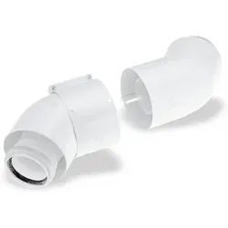 Vaillant Bogen 45° (2 Stk.) konzentrisch Ø 60/100 PP von Vaillant