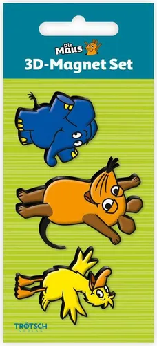 Trötsch Die Maus 3er Set Magnete Drei Freunde