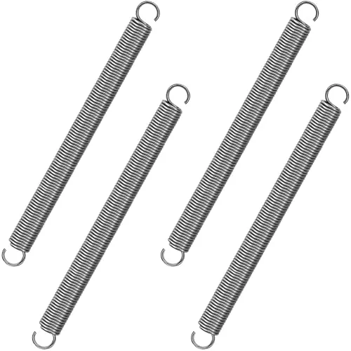 GUNGY Zugfedern mit Haken Edelstahl Spannfeder Zugfeder 120mm Außendurchmesser 10mm Drahtdurchmesser 1,2mm Maximale Zugkraft 3,2KG 1,2x10x120mm 4 Stück
