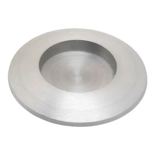 NKlaus Kerzenteller aus Messing rund Ø 5cm innen Dekoteller matt Kerzenhalter Untersetzer mit Rand 10436