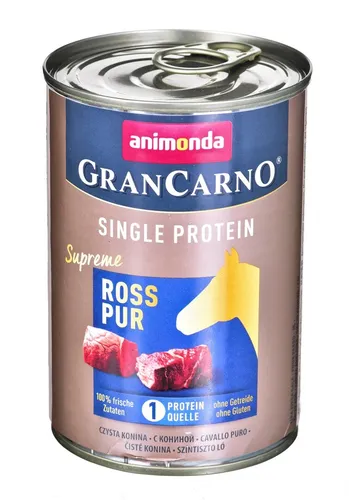 GranCarno Hunde Nassfutter Single Protein Ross pur von animonda