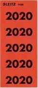Leitz Ordner-Inhaltsschildchen 2020 1420-25 rot 100 St./Pack.