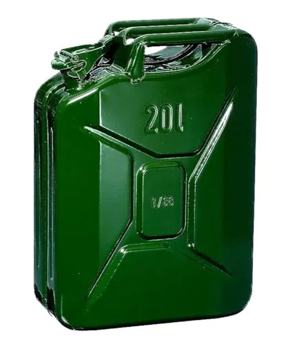 Pressol 21060950 Kraftstoffkanister 20l Stahlblech - Benzinkanister aus robustem Stahlblech, ideal für sicheres Lagern und Transportieren von Kraftstoffen, mit 20 Litern Fassungsvermögen.