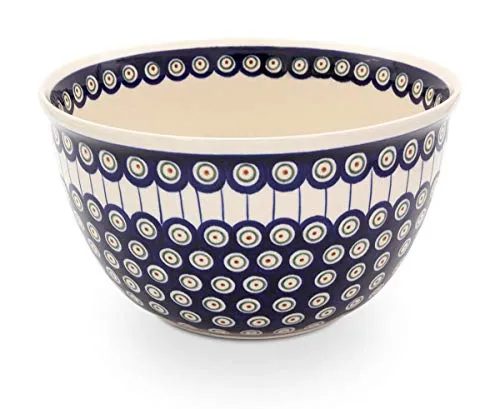 Bunzlauer keramik Original Salatschüssel/Schüssel, V=4.5 Liter im Dekor 8
