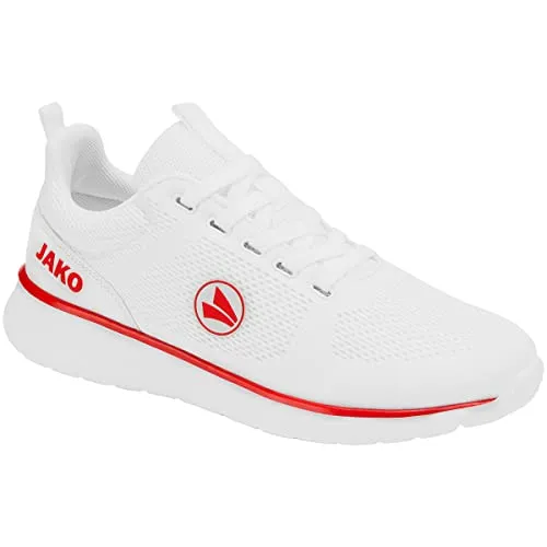Jako Sneaker Team Mesh Sneaker rot 41 EU - Sneaker für Handball, atmungsaktives Mesh-Obermaterial für optimalen Komfort und Leistung auf dem Spielfeld.