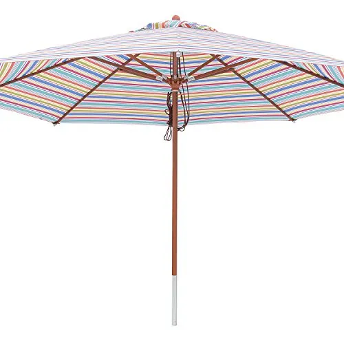 anndora® Sonnenschirm Marktschirm Gastronomie 4 m rund von anndora