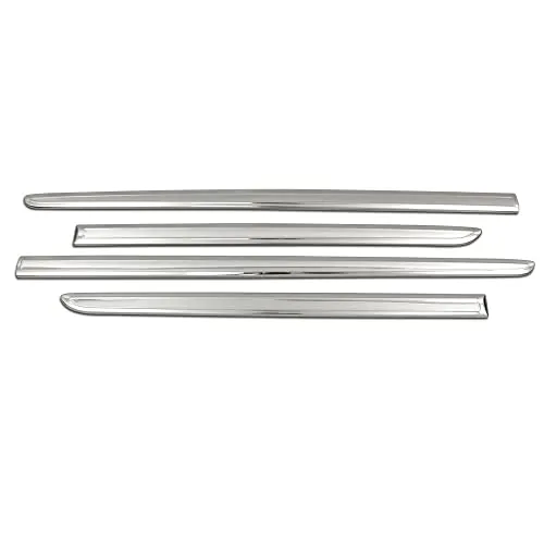 OMAC Edelstahl Seitentürleiste für VW Touran 2010-2015 - Maßgeschneiderte Edelstahl-Türleisten für VW Touran 2010-2015. Langlebig und robust, schützen Ihr Fahrzeug vor Kratzern und Stößen. Einfache Montage und Pflege, verleiht Ihrem Auto ein elegantes Aussehen.