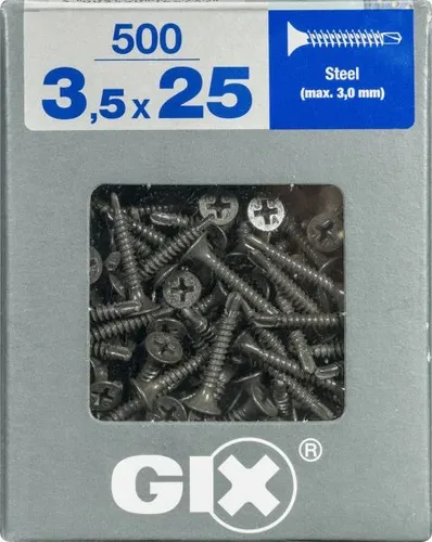Spax Schnellbauschrauben 3.5 x 25 mm PH 2 - 500 Stk.  Schraube