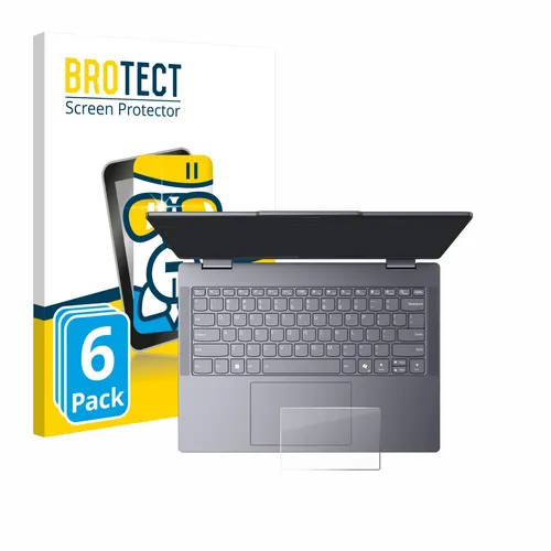 6x Panzerfolie Schutzglas Lenovo IdeaPad 5 2-in-1 14
