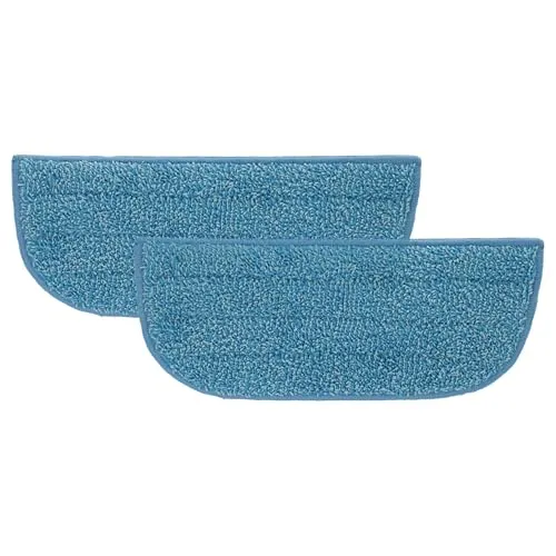 vhbw 2x Wischbezug Ersatz für Philips CP1055/01, 432200493831 für Dampfreiniger, Dampfmop - Mikrofaser Blau