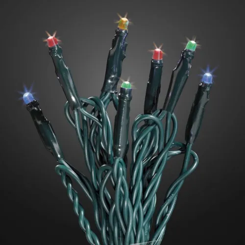 Hellum LED-Lichterkette 24m mit 240 warmweißen LEDs in grün von Hellum LED-Lichterkette Hellum