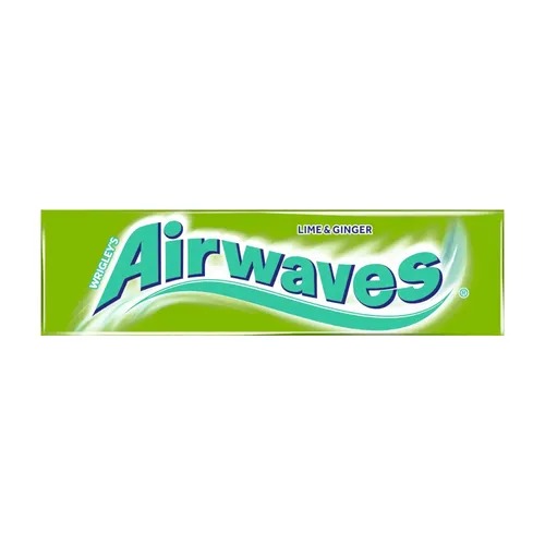 Airwaves Lime & Ginger Kaugummis 30 Pack à 12 Dragees - Erfrischende Kaugummis mit Limette und Ingwer, ideal für einen frischen Atem und ein belebendes Geschmackserlebnis.