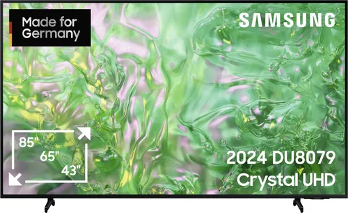 Samsung GU65DU8079UXZG - 65 Zoll 4K UHD Fernseher, beeindruckende Bildqualität mit HEVC Decoder und modernem Tizen Betriebssystem