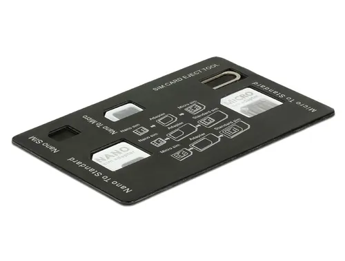 DELOCK SIM Karten Adapterset 4 in 1