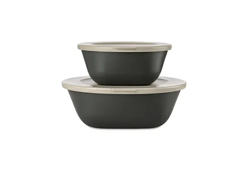 Koziol Frischhaltedosen Set CONNECT BOX KOPENHAGEN, 2-teilig - Frischhaltedosen Set aus 2 CO2-neutralen Dosen, luftdicht und spülmaschinengeeignet - ideal für die frische Aufbewahrung von Lebensmitteln.