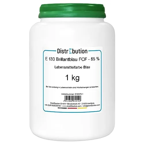 Lebensmittelfarbe Blau hochkonzentriert Pulver 1kg wasserlöslich E133