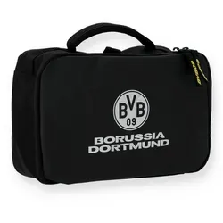 BVB Kulturbeutel schwarz mit Logo von Borussia Dortmund